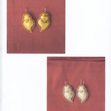 Viana Heart Medal Earrings
