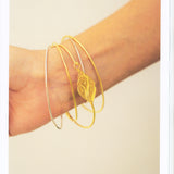 Pulseira com Coração de Viana Aberta