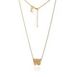 Necklace Letter W