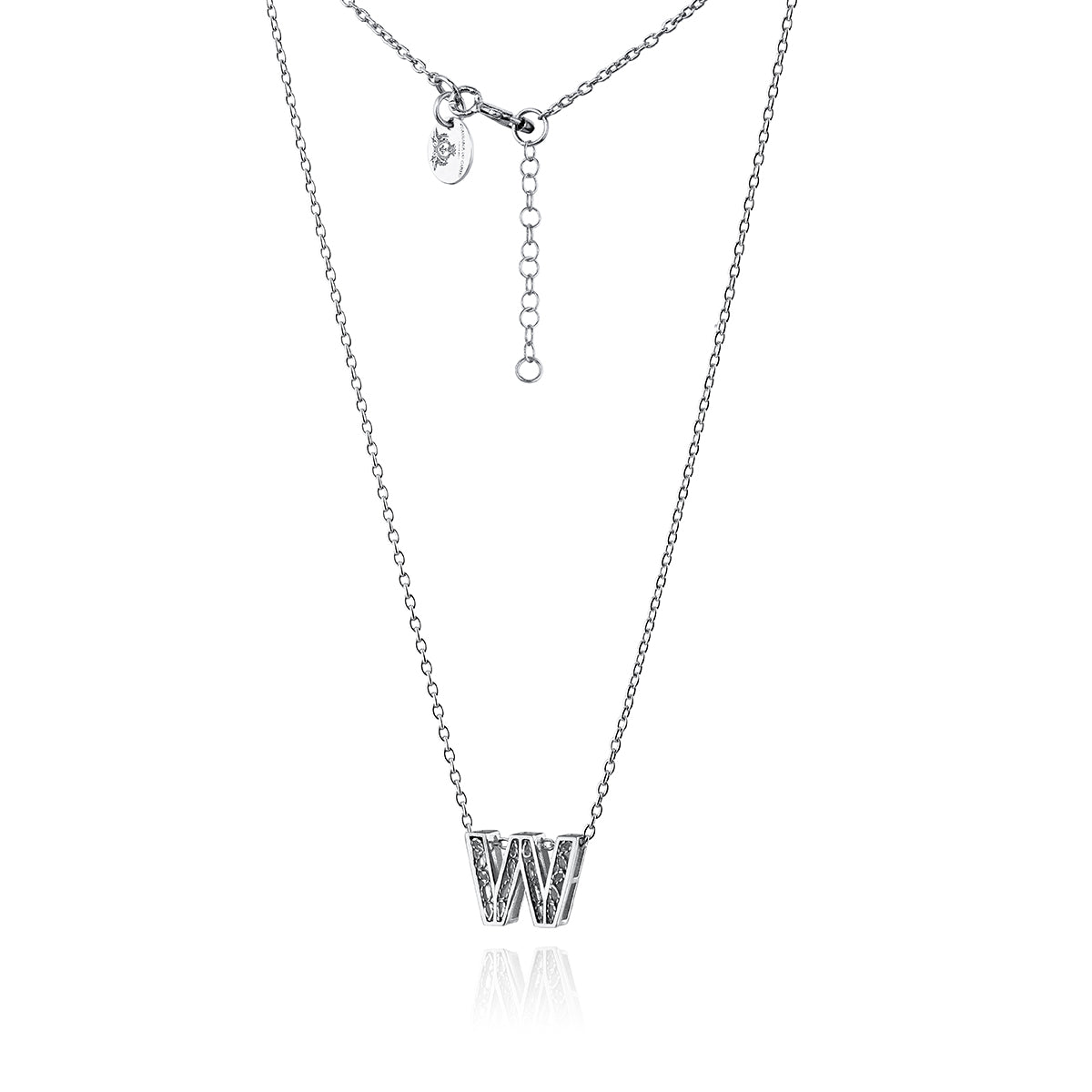 Necklace Letter W