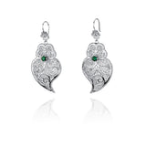 Pendientes de sardina de plata
