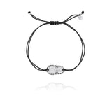 Joalharia do Carmo Pulseira Carmo Pedras Naturais Onix Bracelete Preta