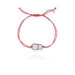 Joalharia do Carmo Pulseira Carmo Pedras Naturais Onix Bracelete Vermelha